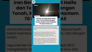 Ancaman Mematikan Iran! IRGC Siap Luluhlantakkan Tel Aviv dan Haifa, 700 Rudal Sudah Dikerahkan