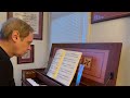 Invention No 1 in C (triplet version) BWV 772 by JS Bach on Roland C-30 digital harpsichord