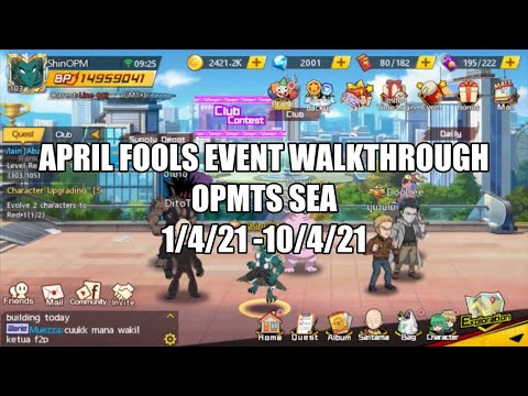 April Fools Event Walkthrough | SEA One Punch Man the Strongest OPMTS