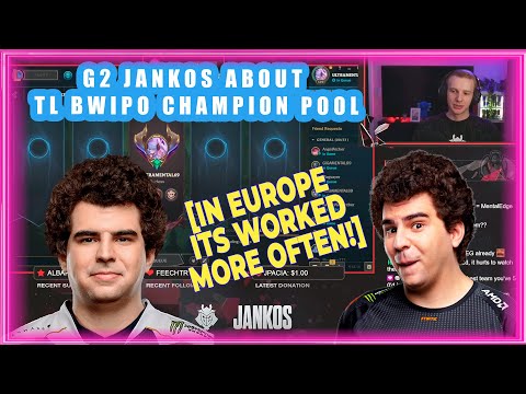 G2 Jankos About TL Bwipo Champion Pool