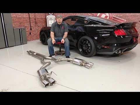 2015-2020 Mustang GT350/GT350R MagnaFlow Cat-Back Exhaust Kit Competition 3" With 4" Polished Tips