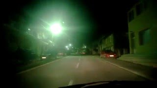 preview picture of video 'Drive in Srebrenica by night - 11/09/2014'