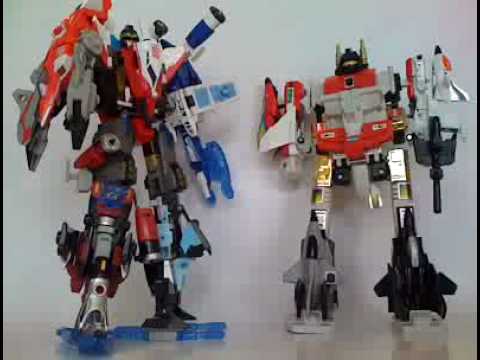 Superion Aerialbots Transformers G1 vs New School - TwizTransformerz.mov