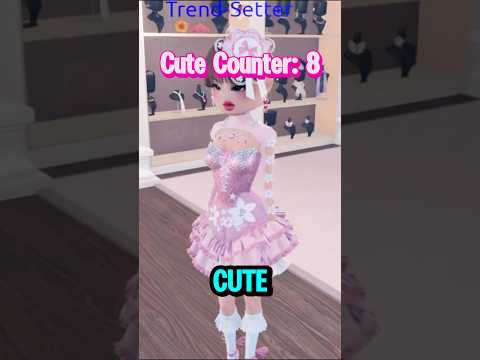 I tried to NOT Say CUTE In DRESS TO IMPRESS 😭 #dresstoimpress #roblox #fail