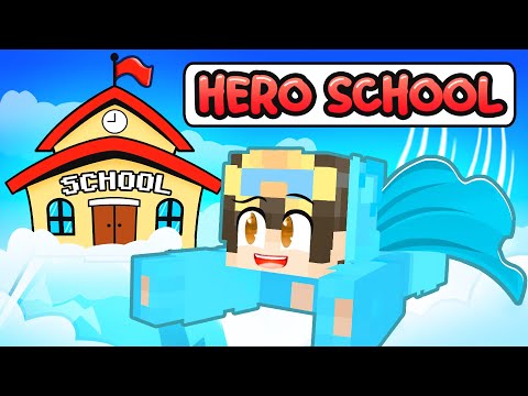 NICO's First Day of SUPERHERO SCHOOL in Minecraft! - Parody Story(Cash, Zoey,Mia and Shady TV)
