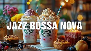 Positive Summer Morning Jazz ☕🌸 Instrumental June Bossa Nova For Coffee Shop, Studying & Working