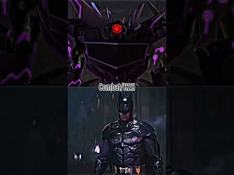 Shockwave (TFP & Prep) vs Arkham Batman (Prep) #transformers #shockwave #dc #dceu #arkhamknight #vs
