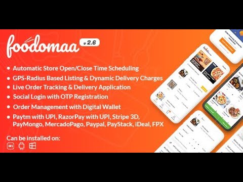 Food Delivery Script Admin Panel Setup Part 1 | Foodoma Setup | Infinitix Coder