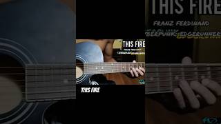 This Fire franz ferdinand guitar TAB tutorial #seesauyo #seesauguitar
