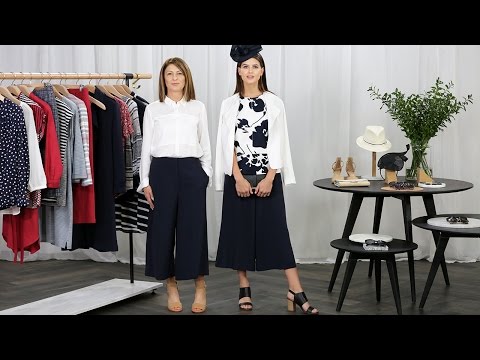 YouTube video about: How to wear wide leg cropped pants?