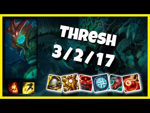 Thresh Challenger Gameplay S11 Replay 11.5 Support (3/2/17) - EU