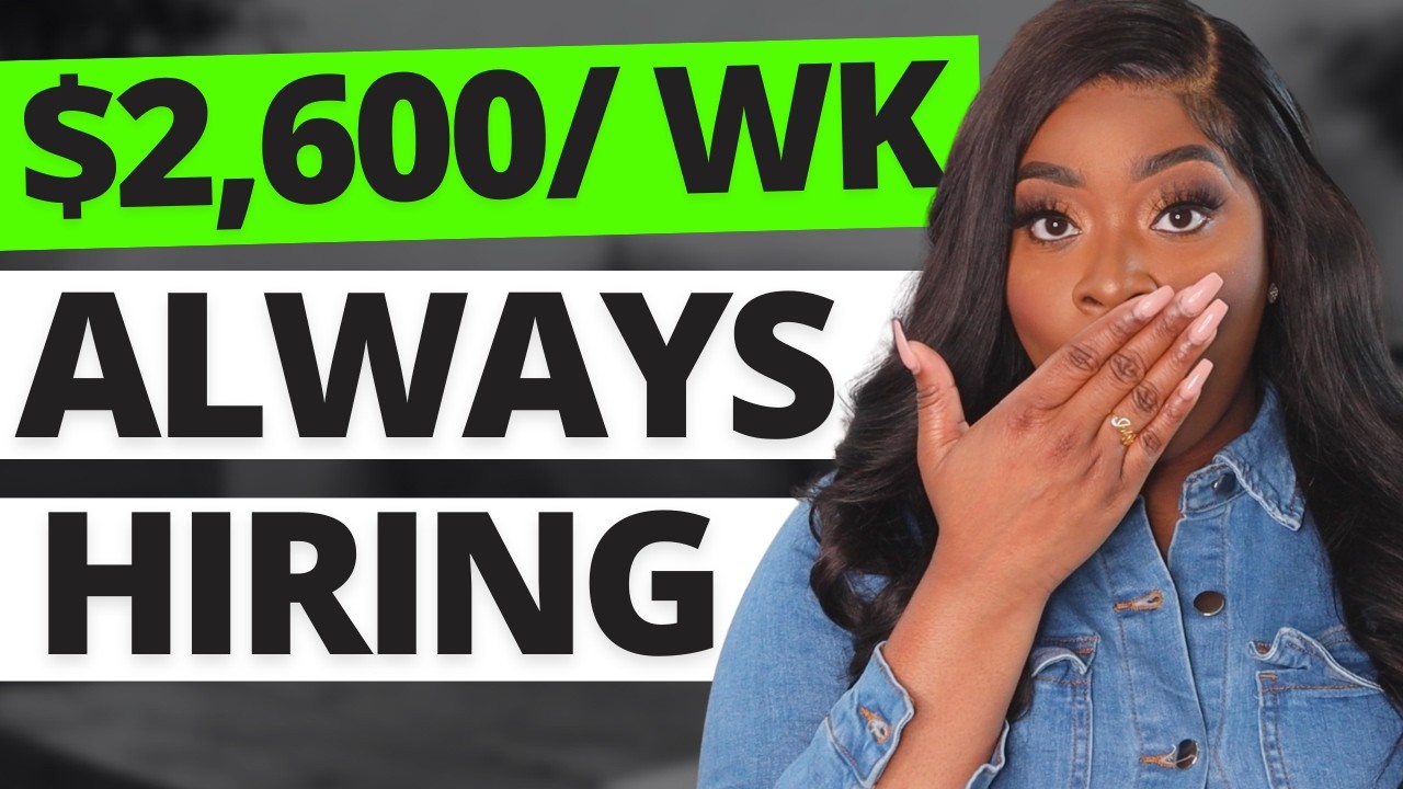 5 Remote Jobs Hiring Right Now (No Phones) | Laptop Included 