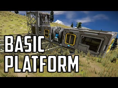 Space Engineers - Xbox Tutorial: Basic Starting Platform