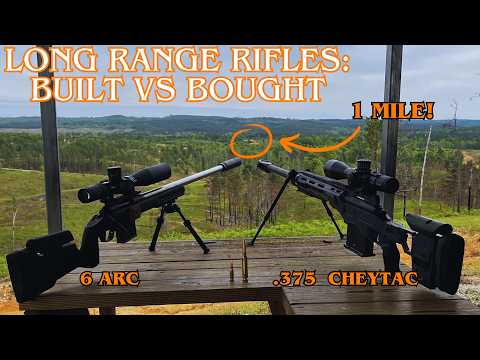 Built Savage 110 6mm ARC vs Gunwerks HamR .375 cheytac at ONE MILE!!!