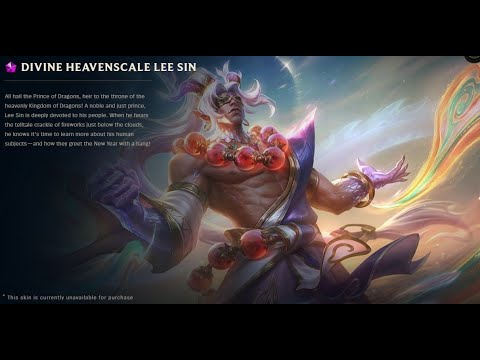 DIVINE HEAVENSCALE LEE SIN SKIN SPOTLIGHT-LEE SIN REWORK GAMEPLAY ON THE PBE-ITS MASSIVE?-04-12-2024