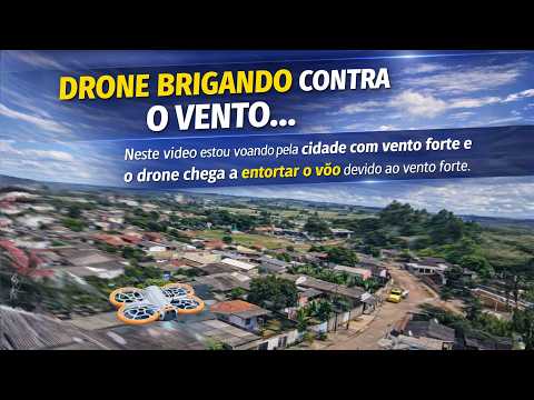 Drone vs VENTO FORTE… olha o que aconteceu!