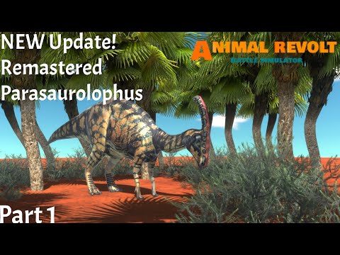 NEW Update! Remastered Parasaurolophus vs Every Unit (Part 1) |Animal Revolt Battle Simulator