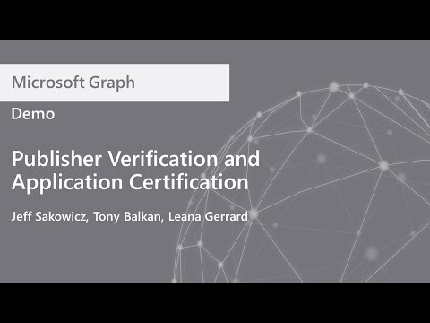 Publisher Verification and Application Certification
