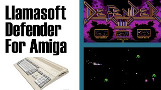 Gameplay from Llamasoft Defender for Amiga / A500 Mini