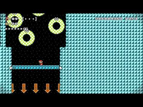 Race to the center of the Earth! - Super Mario Maker 2  マリオメ