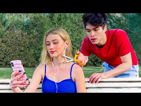 Cutting Peoples Earphones, Then Giving Them Airpods Max