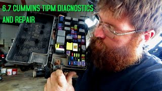 6.7 CUMMINS TIPM DIAGNOSTICS AND CONNECTOR  REPLACEMENT (part numbers in description)