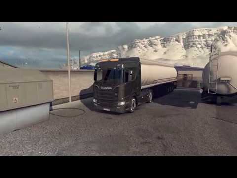 Euro truck simulator 2 Promods Relaxing trip Ísafjörður to Keflavík