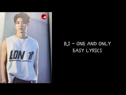 IKON (B.I SOLO)  -  돗대 (ONE AND ONLY) EASY LYRICS