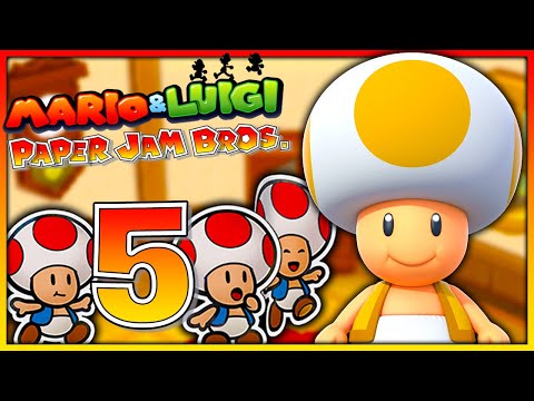 Papier-Toads Rettungskrampf & Allwissender Toad! | MARIO & LUIGI: PAPER JAM BROS. #5