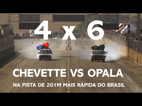 OPALA 6 Cilindros Turbo 1500hp Contra Chevette AP 16V Turbo