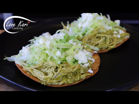 How to Make Tostadas de Tinga Verde