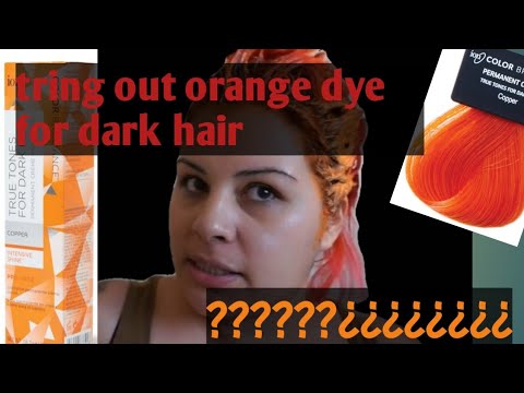 Ion copper hair dye for dark hair