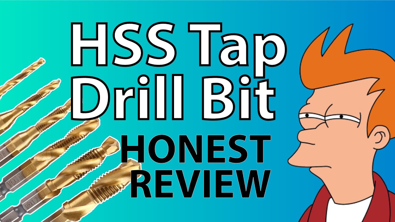 Honest Review - Titanium Coated HSS Thread Tap Set Metric Tap Drill Bits