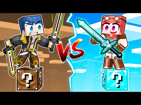 LUCKY BLOCK DI CACCA VS LUCKY BLOCK DI DIAMANTE! - MINECRAFT