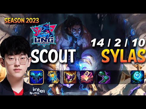 LNG Scout SYLAS vs IRELIA Mid - Patch 13.19 KR Ranked