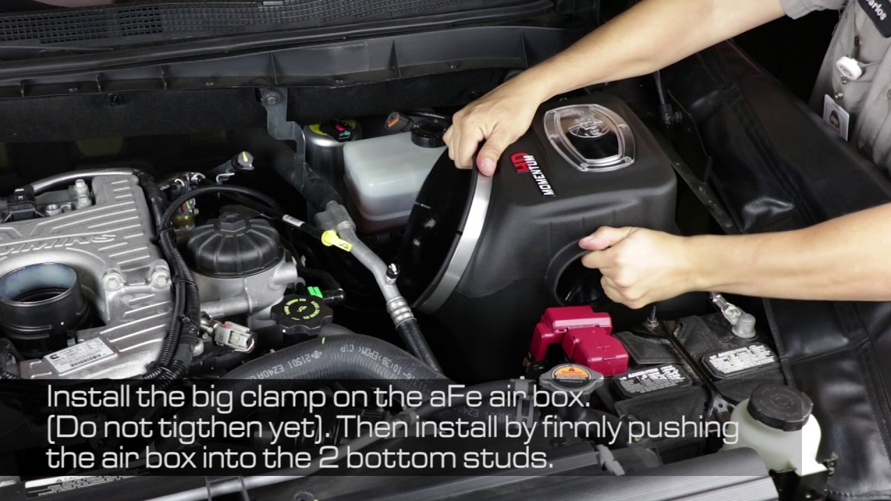 How to Install aFe POWER 2016 Nissan Titan XD V8-5.0L (td) Momentum HD Intake System (50-76105)