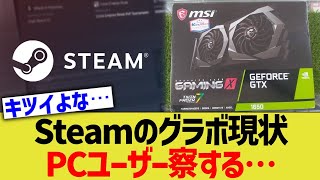 Steamのグラボ現状、PCユーザー察する…