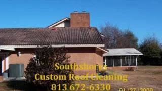 preview picture of video 'Tampa Roof Cleaning Southshores  672-6330 Tampa Bay'