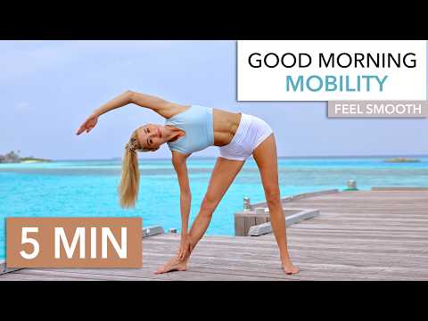 Фитнес 5 MIN QUICK MOBILITY — Daily Routine I Good morning, Bedtime or Warm Up I advanced