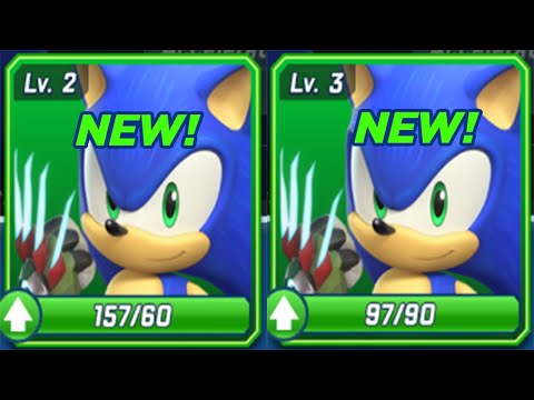 Sonic Forces - Boscage Maze Sonic New Character Upgraded to Level 3 - All 71 Characters Unlocked Run