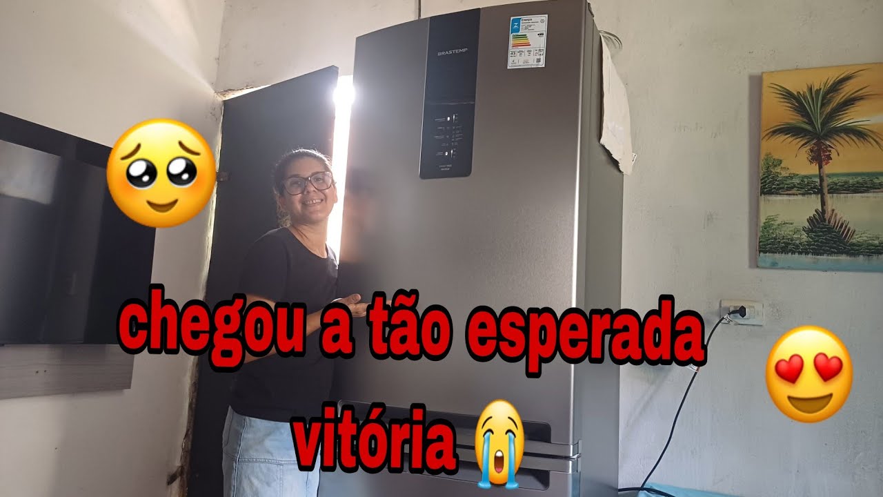 geladeira Brastemp inverse chegou-479 litros, modelo BRE58 - muito grande