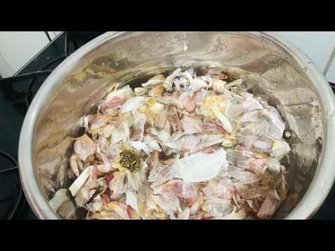 Banho da casca do alho para tirar inveja olho grande