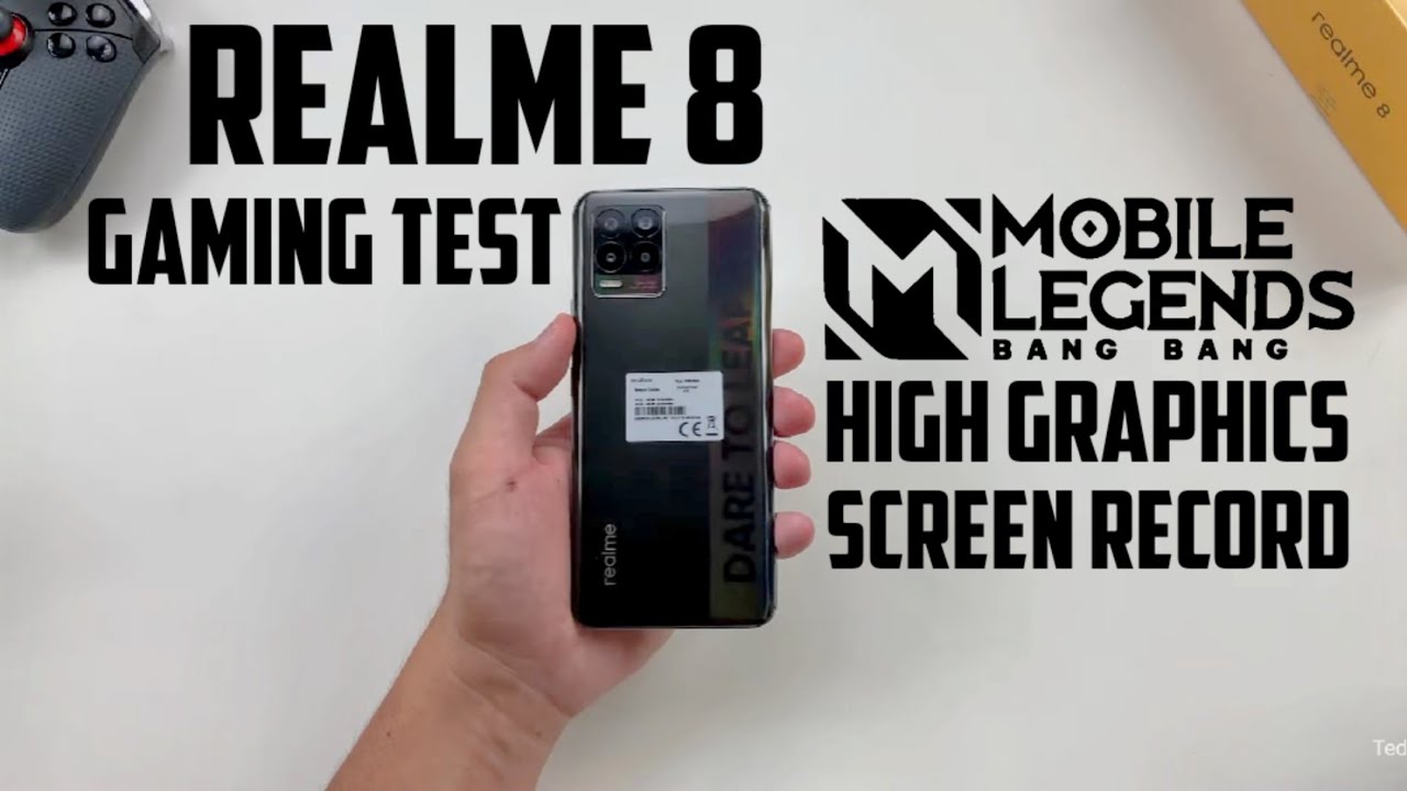 REALME 8 GAMING TEST MOBILE LEGENDS HIGH GRAPHICS | SCREEN RECORD