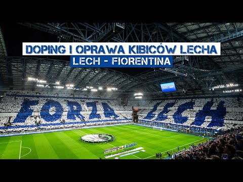 Amazing support of 41 000 Lech Poznan fans during match against Fiorentina (13.03.2023)