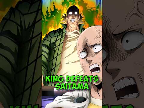 KING DEFEATS Saitama and Garou In A Fighting Tournament 😂 | One Punch Man