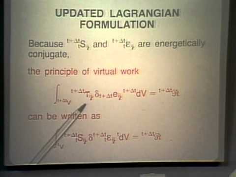 Updated Lagrangian Formulation - Incremental Analysis