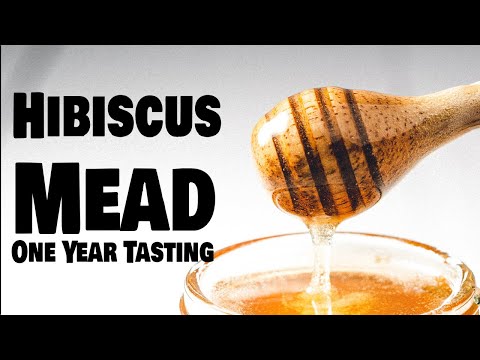 Hibiscus Mead One Year Tasting - Good?  Bad?