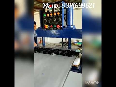 Double Die Double Cylinder Hydraulic Paper Plate Making Machine