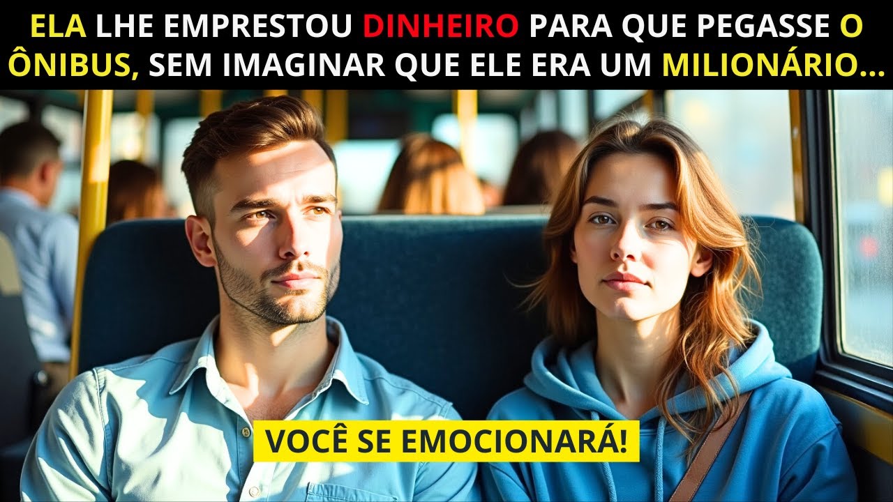 ELA EMPRESTOU DINHEIRO PARA ELE PEGAR O ÔNIBUS, SEM IMAGINAR QUE ELE ERA MILIONÁRIO...