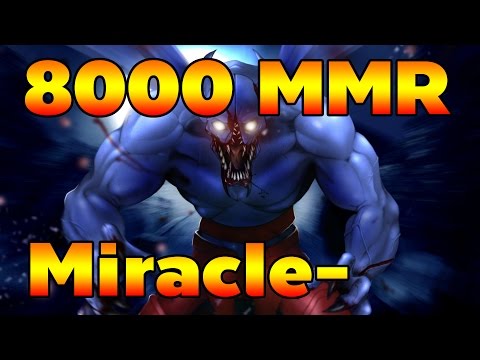 Miracle- Play Night Stalker MMR 8000 Mid Ranked Game [ Miracle- Gameplay ]